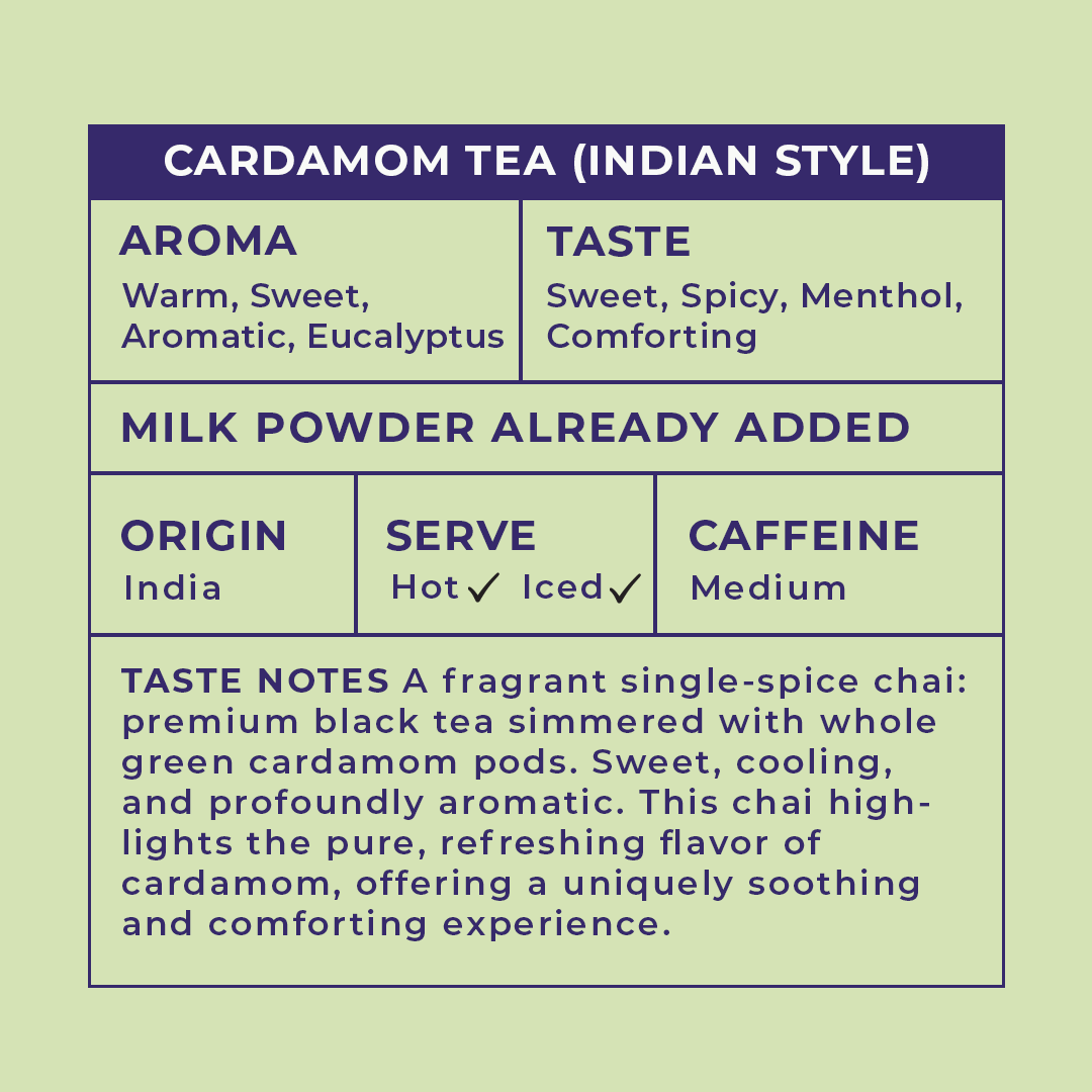 CARDAMOM CHAI